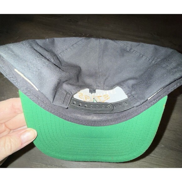 Vintage Minnesota North Stars Cap Hat Twins Enterprise NHL Black Snapback - Picture 6 of 9